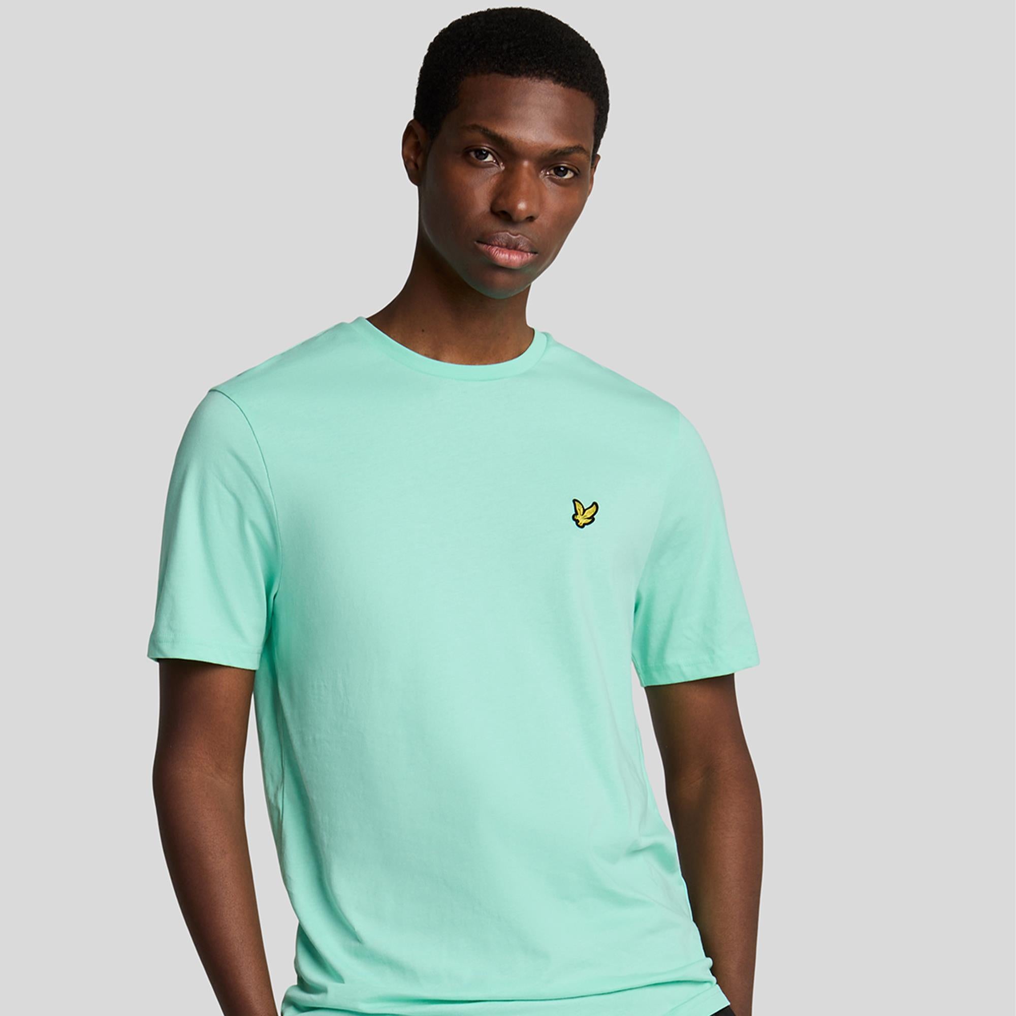 Lyle & Scott Plain Mens T-Shirt Aquamarine